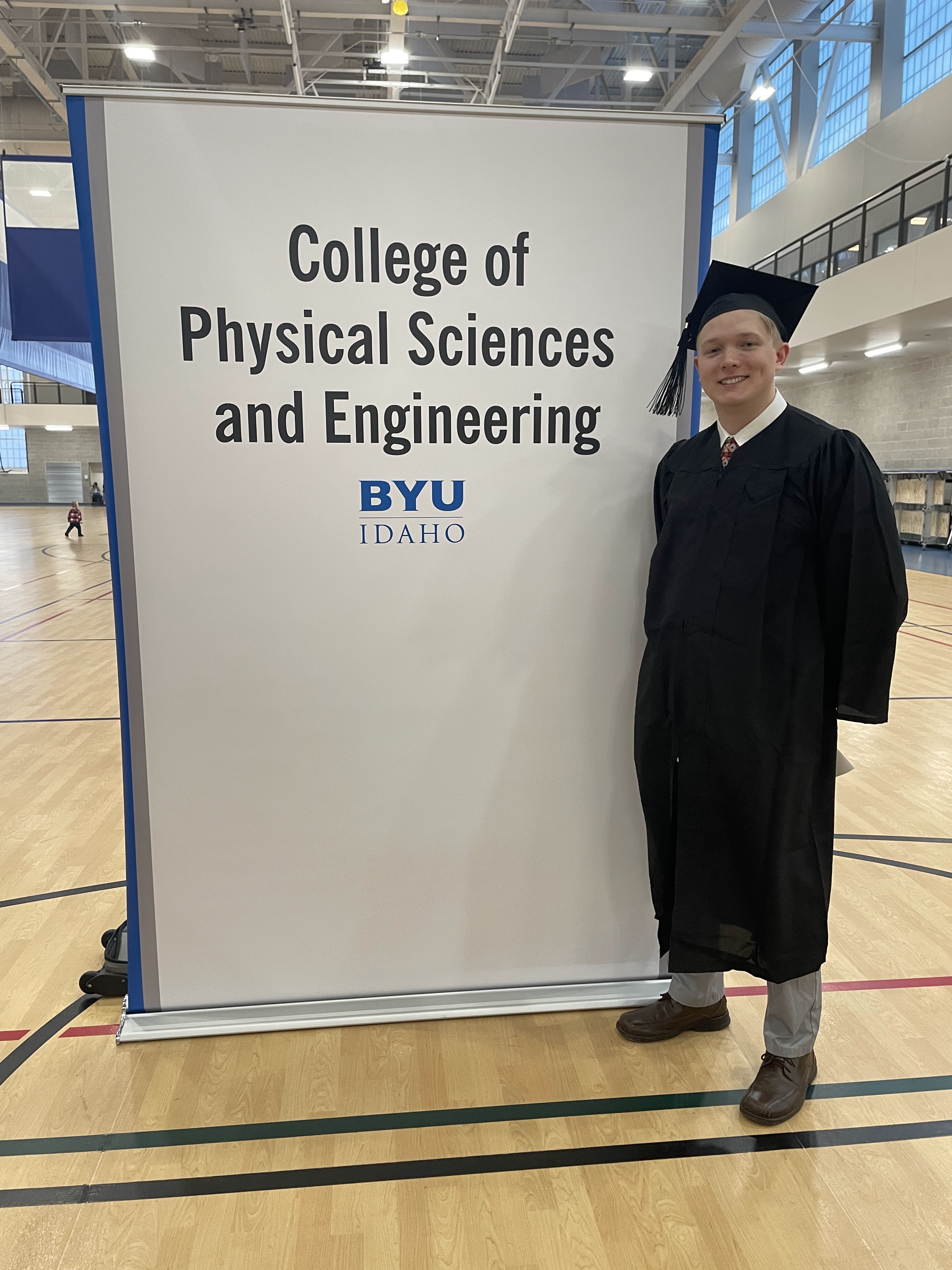 My graduation at BYU-I in April 2023